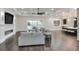 Spacious living area with fireplace and hardwood floors at 3960 Laurel Se Ave, Lakeland, FL 33812