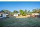 Large backyard with shed and wooden fence at 410 N Tecumseh Ave, Fort Meade, FL 33841