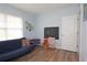 Bright playroom featuring a chalkboard wall and built-in shelving at 433 Montego Bay Dr, Mulberry, FL 33860