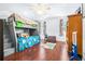 bedroom with bunk bed and ample floor space at 5171 Deeson Pointe Ct, Lakeland, FL 33805