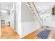 View of the entryway, staircase, and hallway at 5171 Deeson Pointe Ct, Lakeland, FL 33805