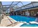 Relaxing screened pool and spa at 5171 Deeson Pointe Ct, Lakeland, FL 33805