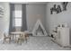 Playroom featuring a teepee and play kitchen at 557 Silver Course Run, Ocala, FL 34472