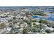 Bird's eye view of house and lake at 6004 Greenleaf Cir, Winter Haven, FL 33884