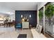 Inviting entryway with decorative wall and cozy seating at 6004 Greenleaf Cir, Winter Haven, FL 33884