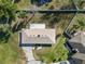 House and property overview from above at 7101 Scenic Pl, Lakeland, FL 33810