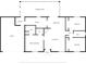 3 bed, 2 bath home with a living room, kitchen, dining area, and screened porch at 7101 Scenic Pl, Lakeland, FL 33810