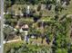 Aerial view of a house and surrounding property, showing its location and landscape at 748 Mcclellan Rd, Frostproof, FL 33843