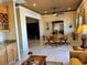 Spacious game room with wet bar and seating area at 1015 Crossroads Dr, Polk City, FL 33868