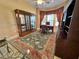 Bright home office featuring a bay window and ample built-in storage at 1015 Crossroads Dr, Polk City, FL 33868