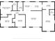 Floor plan showcasing a 3-bedroom, 2-bathroom layout at 107 W 7Th St, Frostproof, FL 33843