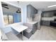 Built-in kitchen nook with seating, offering a casual dining area at 2206 Golden Horseshoe N Cir, Lakeland, FL 33810