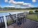 Deck overlooking the golf course and lake at 2356 Peavine Cir # 1017, Lakeland, FL 33810