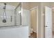 Bathroom with shower and separate toilet area at 3710 Madbury Cir, Lakeland, FL 33810