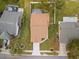 Top-down view of the house and surrounding area at 4032 Derby Dr, Lakeland, FL 33809