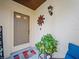 Inviting front entrance with a well-placed plant at 4032 Derby Dr, Lakeland, FL 33809