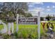Foxwood Lake Estates community sign, welcoming residents and guests at 5079 Lodgewood Dr, Lakeland, FL 33810
