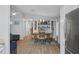 Bright dining area with wooden table and chairs, and built in hutch at 5079 Lodgewood Dr, Lakeland, FL 33810