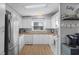 Modern kitchen with stainless steel appliances and wood countertops at 5079 Lodgewood Dr, Lakeland, FL 33810
