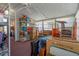 Sunroom with storage and room for furniture at 5079 Lodgewood Dr, Lakeland, FL 33810
