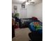Bedroom with two twin beds and ceiling fan at 6759 Ashbury Dr, Lakeland, FL 33809