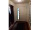 Inviting entryway with a large door and decorative rug at 6759 Ashbury Dr, Lakeland, FL 33809