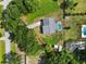 Aerial view of a house with a pool and large backyard at 6929 Farris Dr, Lakeland, FL 33811