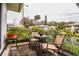 Private patio with table and chairs, perfect for relaxing at 726 Erie Ct, Lakeland, FL 33803