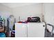 Laundry room with washer, dryer, and storage at 1133 N Brunnell Pkwy, Lakeland, FL 33805
