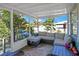 Relaxing screened porch with seating area at 1133 N Brunnell Pkwy, Lakeland, FL 33805
