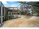 Needs renovation. Pool area with a covered patio at 1628 Lakewood S Dr, Lakeland, FL 33813