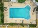Refreshing community pool, aerial view at 200 El Camino Dr # 309, Winter Haven, FL 33884