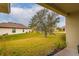 Covered patio overlooking the backyard at 2507 Torrens Dr, Lakeland, FL 33805
