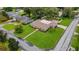 Aerial view showcasing the home's curb appeal and large backyard at 2620 Jonila Ave, Lakeland, FL 33803