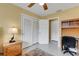 Functional bedroom with built-in desk and closet at 2620 Jonila Ave, Lakeland, FL 33803