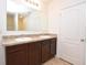 Bathroom with double vanity and large mirror at 3648 Julius Estates Blvd, Winter Haven, FL 33881