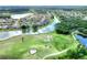 Aerial view of golf course and community at 453 Treviso Dr, Kissimmee, FL 34759