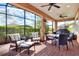 Spacious screened patio perfect for outdoor dining and relaxing at 453 Treviso Dr, Kissimmee, FL 34759