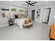 Bright bedroom with a queen-size bed and ample closet space at 5252 Post Ln, Lakeland, FL 33809