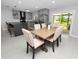 Modern kitchen with stainless steel appliances and a large island at 5252 Post Ln, Lakeland, FL 33809