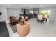 Open living space with modern kitchen, dining area, and living room at 5252 Post Ln, Lakeland, FL 33809