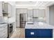 Modern kitchen with stainless steel appliances and granite countertops at 5272 Riverlake Dr, Bartow, FL 33830