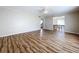 Bright living room, looking toward dining area and kitchen at 646 Cottage Ln, Lakeland, FL 33803