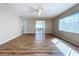 Bright living room, looking toward dining area and kitchen at 646 Cottage Ln, Lakeland, FL 33803