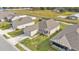 Aerial view of homes and surrounding landscape at 8163 Campbell Crossing Cir, Lakeland, FL 33810