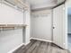 Large closet with double hanging rods and shelving at 1130 N Lake Parker Ave # A302, Lakeland, FL 33805