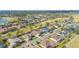 Aerial view of community, highlighting home's location and golf course views at 1217 Vista Hills Dr, Lakeland, FL 33813