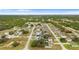 Aerial view of a residential neighborhood with many houses at 1405 Kissimmee Dr, Kissimmee, FL 34759