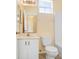 Clean bathroom with toilet, sink, and shower/tub at 16202 Indian Creek Dr # 16202, Kissimmee, FL 34759