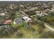 Bird's eye view of the property and surrounding area at 1665 Blue Heron Ln, Lakeland, FL 33813